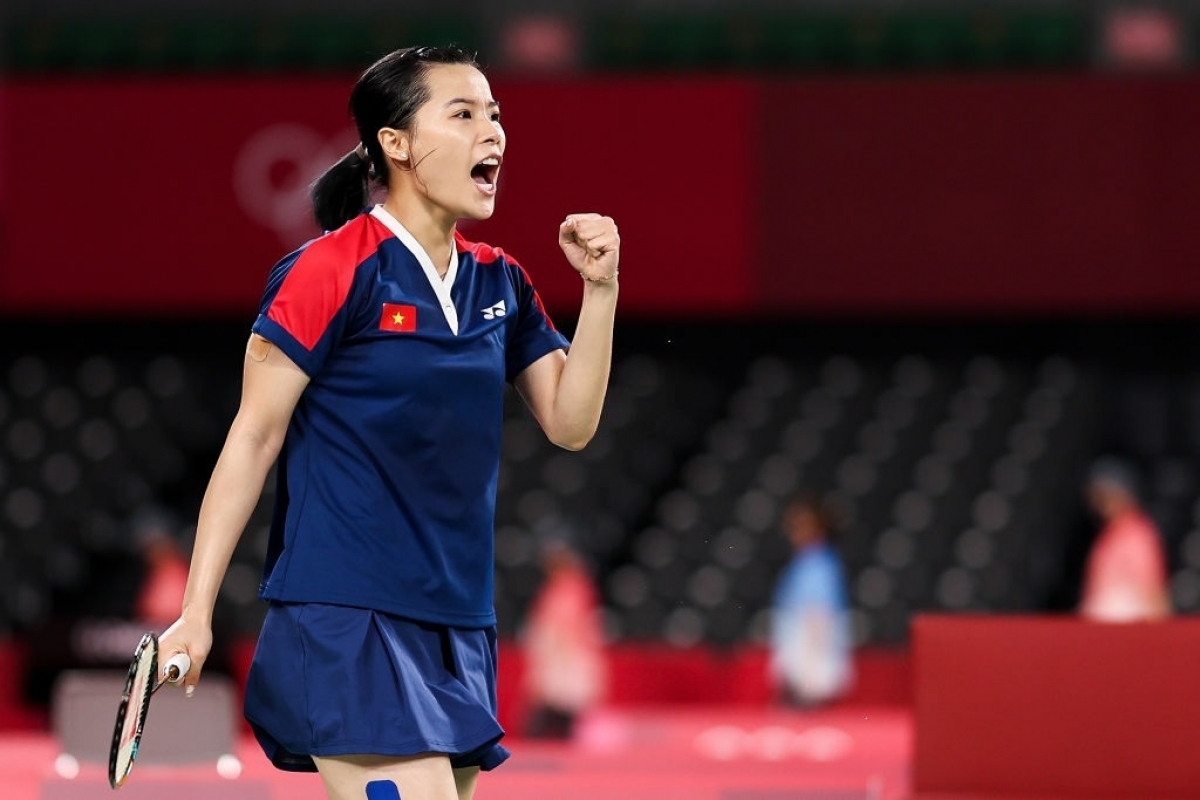 Nguyễn Thùy Linh thăng hạng được BWF khen ngợi tại Olympic